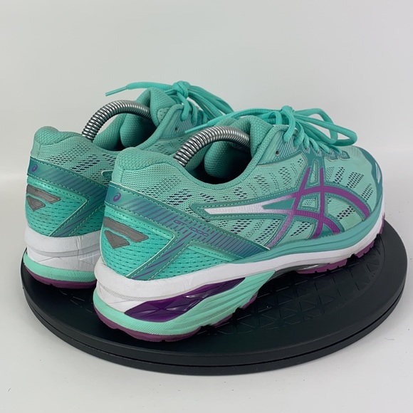 Asics GT-1000 5 Mint Green/Purple Running Shoes T6A9N Women's Size 10 D - Picture 5 of 12